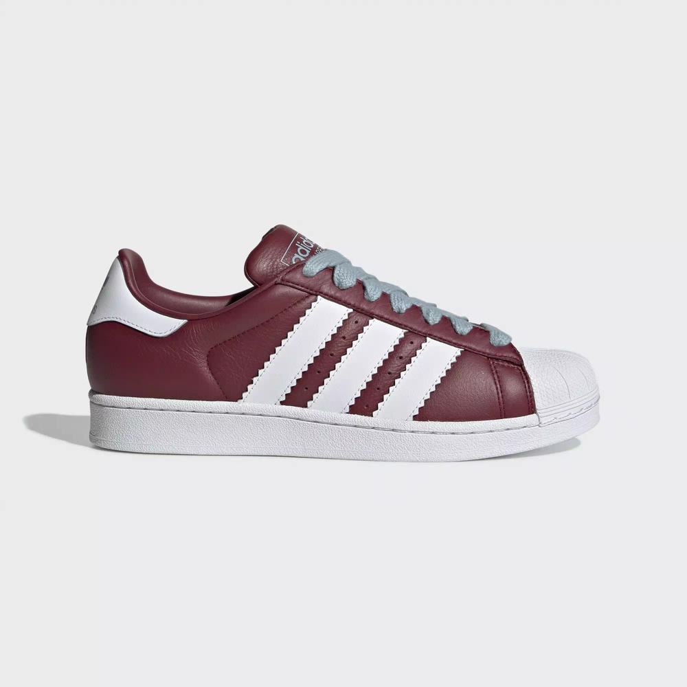 Adidas Superstar Tenis Rojos Para Hombre (MX-72185)